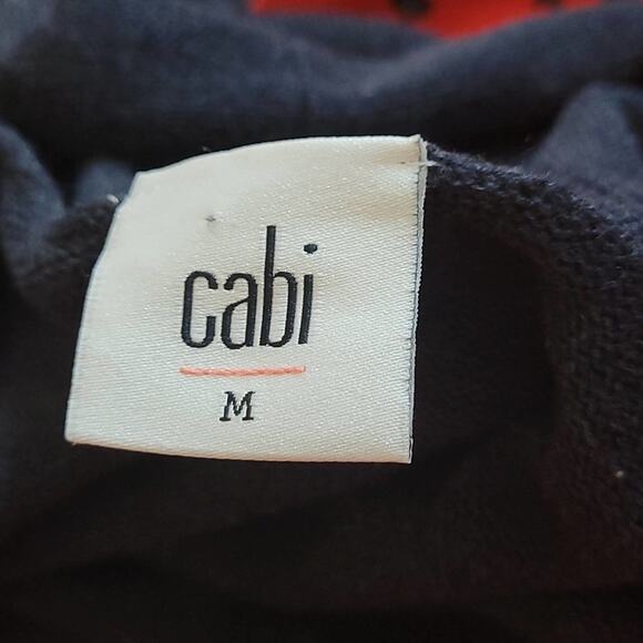 CAbi Viactoria Back Cutout Navy Sweater - Picture 4 of 8